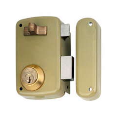 Slēdzene Lince 5056a-95056ahe60d Pārklājums Tērauds 60 mm Pa labi cena un informācija | Durvju slēdzenes | 220.lv