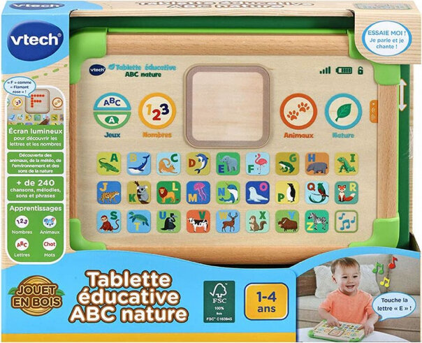 Interaktīvā planšete bērniem Vtech Educational ABC Nature цена и информация | Attīstošās rotaļlietas | 220.lv