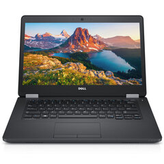 DELL E5470 14 1920x1080 i5-6200U 8GB 128SSD M.2 NVME WIN10Pro WEBCAM RENEW cena un informācija | Portatīvie datori | 220.lv