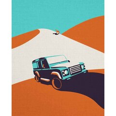 Gleznošanas komplekts pēc numuriem Land Rover, 15x20 cm cena un informācija | Gleznas pēc numuriem | 220.lv