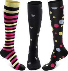 CAMBIVO женские чулки, гольфы, 3 пары, разных цветов размер L-XL цена и информация | Женские носки | 220.lv