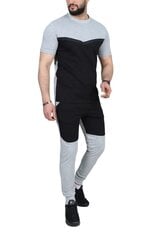 Sporta kostīms pelēks - melns Karter PK3010-50975-XXXL цена и информация | Мужская спортивная одежда | 220.lv