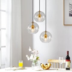 Senfay подвесной светильник, 3 лампы, E27, макс. 60 Вт цена и информация | Люстры | 220.lv