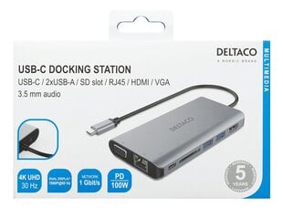 Deltaco USBC-HDMI18 цена и информация | Адаптеры и USB разветвители | 220.lv