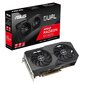 Asus Dual Radeon RX 6600 V2 8GB GDDR6 (DUAL-RX6600-8G-V2) цена и информация | Videokartes (GPU) | 220.lv