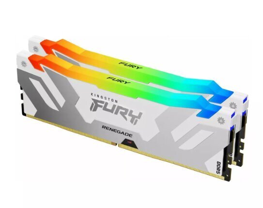 Kingston Fury Renegade White RGB (KF572C38RWAK2-32) cena un informācija | Operatīvā atmiņa (RAM) | 220.lv