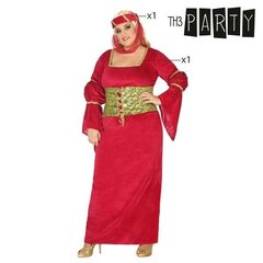 Маскарадный костюм для взрослых Красный Дама средневековья цена и информация | Карнавальные костюмы, парики и маски | 220.lv