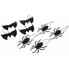Piekaramais dekors My Other Me Zirneklis Sikspārnis (8 uds) (14 cm) cena un informācija | Karnevāla kostīmi, maskas un parūkas | 220.lv