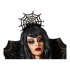 Galvassaite Melns Zirnekļa Tīkls Halloween cena un informācija | Karnevāla kostīmi, maskas un parūkas | 220.lv