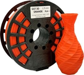 GST 3D filament PLA+ Orange цена и информация | Smart устройства и аксессуары | 220.lv