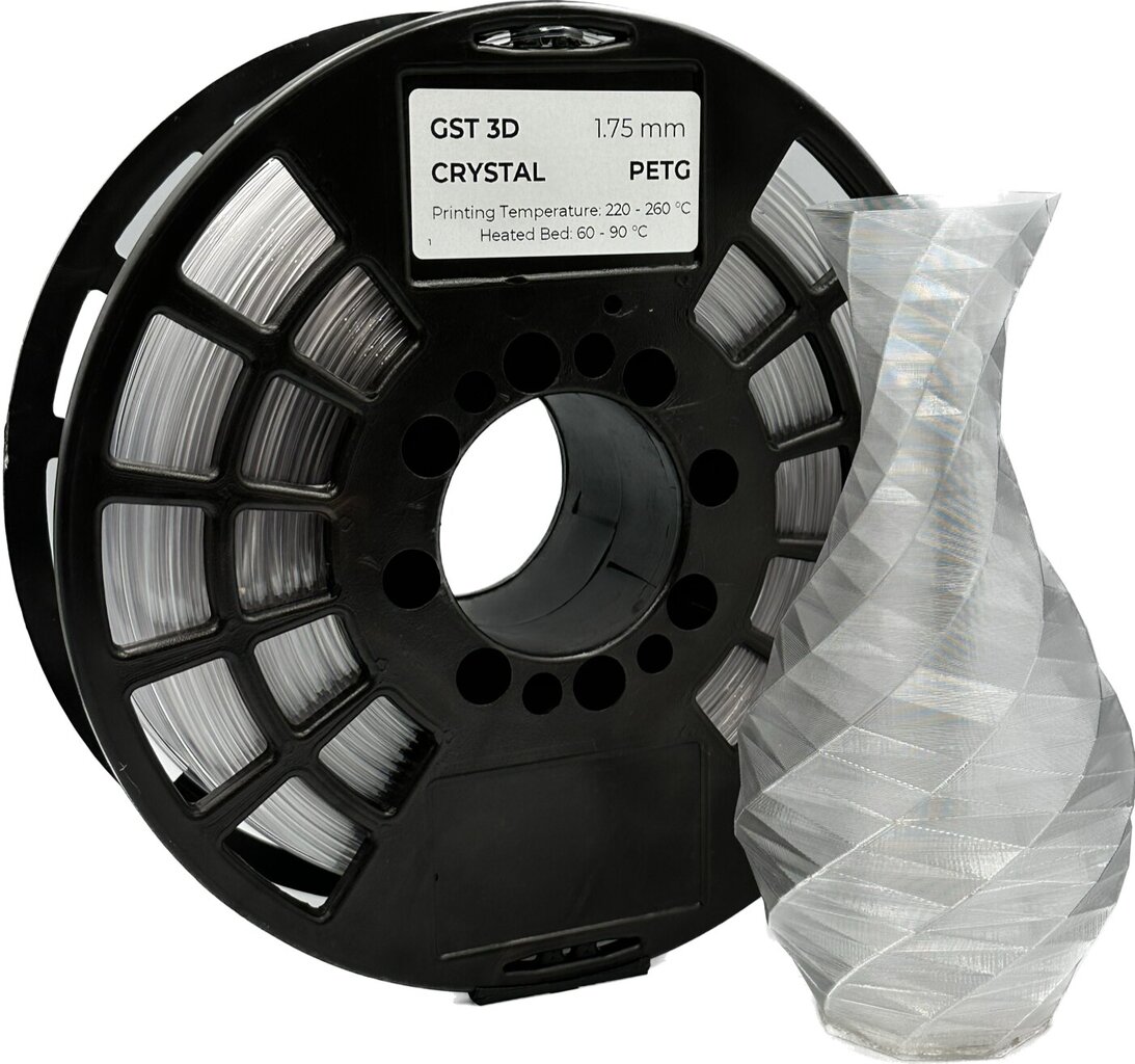 GST 3D filament PETG Crystal цена и информация | Smart ierīces un piederumi | 220.lv