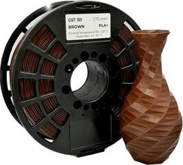 GST 3D filament PLA+ Brown цена и информация | Smart устройства и аксессуары | 220.lv