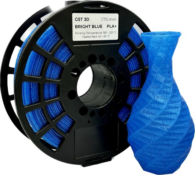 GST 3D filament PLA+ Bright blue/glitter цена и информация | Smart ierīces un piederumi | 220.lv