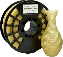 GST 3D filament PLA+ Bright gold/glitter cena un informācija | Smart ierīces un piederumi | 220.lv