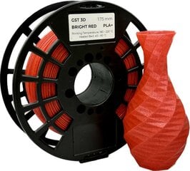 GST 3D filament PLA+ Bright red/glitter цена и информация | Smart устройства и аксессуары | 220.lv