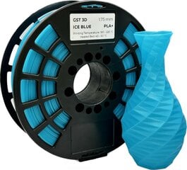 GST 3D filament PLA+ Ice blue цена и информация | Smart устройства и аксессуары | 220.lv