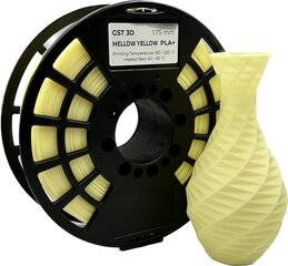 GST 3D filament PLA+ Mellow yellow цена и информация | Smart устройства и аксессуары | 220.lv