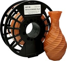 GST 3D filament PLA+ Mettalic Bronze цена и информация | Smart устройства и аксессуары | 220.lv