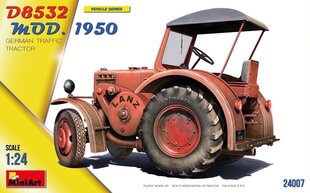 Līmējošais modelis MiniArt 24007 German Traffic Tractor D8532 Mod. 1950 1/24 cena un informācija | Līmējamie modeļi | 220.lv