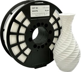 GST 3D filament PLA+ White цена и информация | Smart устройства и аксессуары | 220.lv