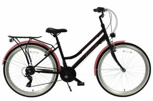 Sieviešu velosipēds Kands Laguna vs-3, 140-155 cm augumam, Shimano, 26" , Melns cena un informācija | Velosipēdi | 220.lv