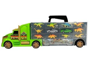Lean Toys Transporter Šķirotājs Dinozauru kravas automašīna cena un informācija | Rotaļlietas zēniem | 220.lv