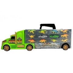 Šķirošanas auto ar dinozauriem Lean Toys Truck Transporter цена и информация | Игрушки для мальчиков | 220.lv