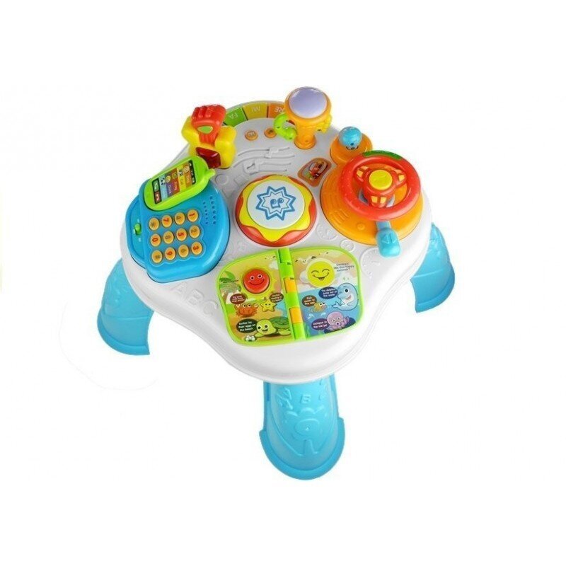 Daudzfunkcionāls izglītojošs galds Lean Toys цена и информация | Rotaļlietas zīdaiņiem | 220.lv