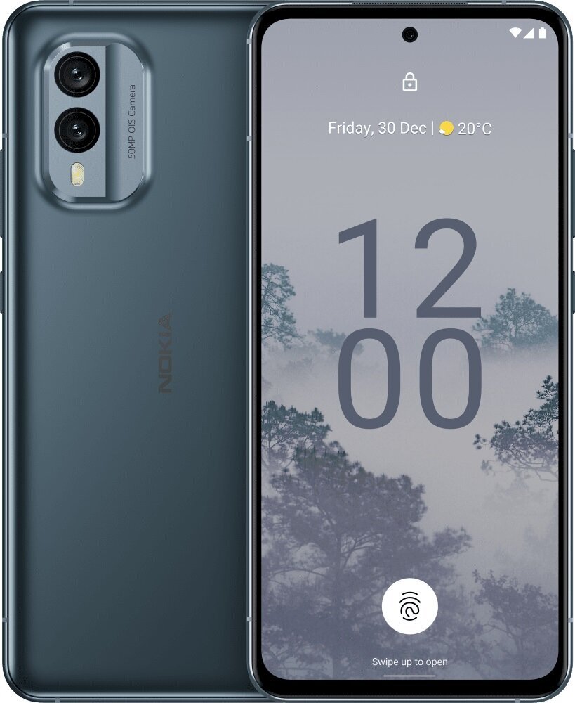 Телефон Nokia X30 Cloudy Blue цена | 220.lv