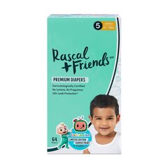 Подгузники Rascal and Friends размер 5, 13-18 кг, 64 шт. цена и информация | Rascal and Friends Товары для детей и младенцев | 220.lv
