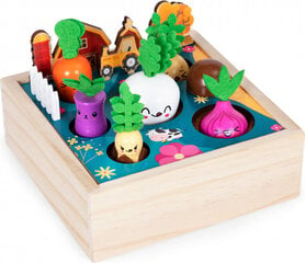 Деревянный ящик с овощами EcoToys цена и информация | Развивающие игрушки | 220.lv