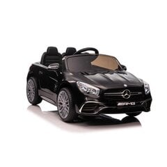 Vienvietīgs bērnu elektroauto Mercedes SL65 S, melns cena un informācija | Bērnu elektroauto | 220.lv