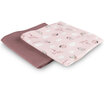 Autiņu komplekts Canpol Babies Bonjour Paris, rozā, 70x70 cm, 2 gab. cena un informācija | Pārtinamās virsmas un autiņi | 220.lv