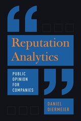 Reputation Analytics: Public Opinion for Companies 1 cena un informācija | Ekonomikas grāmatas | 220.lv