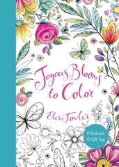 Joyous Blooms to Color: 15 Postcards, 15 Gift Tags цена и информация | Книги для малышей | 220.lv
