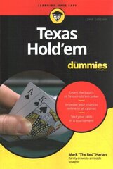 Texas Hold'em For Dummies 2nd edition цена и информация | Книги о питании и здоровом образе жизни | 220.lv