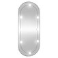 Sienas spogulis ar LED gaismām vidaXL, 45x100 cm cena un informācija | Spoguļi | 220.lv