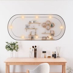 Sienas spogulis ar LED gaismām vidaXL, 45x100 cm цена и информация | Зеркала | 220.lv