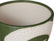 Bigbuy Garden puķu pods Keramika Zaļš 19 x 19 x 22 cm cena un informācija | Puķu podi | 220.lv