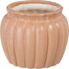 Bigbuy Garden puķu pods 17,5 x 17,5 x 14,5 cm Keramika Laša krāsas cena un informācija | Puķu podi | 220.lv