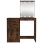 Spoguļgaldiņa komplekts vidaXL, 90x50x132,5 cm, brūns cena un informācija | Kosmētikas galdiņi | 220.lv