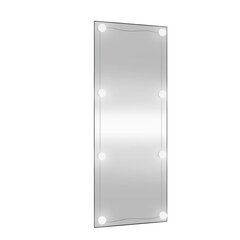 Sienas spogulis ar LED gaismām vidaXL, 40x100 cm цена и информация | Зеркала | 220.lv