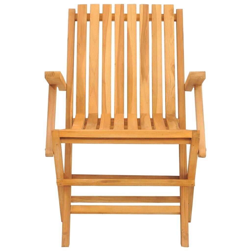 Saliekami dārza krēsli vidaXL, 2 gab., 61x67x90 cm, brūns цена и информация | Dārza krēsli | 220.lv