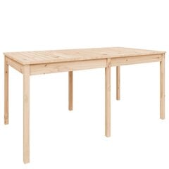 Dārza galds vidaXL, 159,5x82,5x76cm, brūns cena un informācija | Dārza galdi | 220.lv