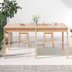 Dārza galds vidaXL, 159,5x82,5x76cm, brūns цена и информация | Столы для сада | 220.lv