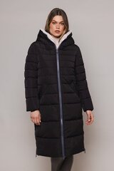 Женское зимнее пальто Rino&Pelle KEILAFUR, черное цена и информация | Женские пальто | 220.lv