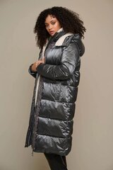 Двустороннее женское зимнее пальто Rino&Pelle JOLIJN, темно-серое цена и информация | Женские пальто | 220.lv