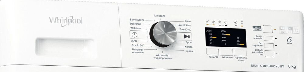 Whirlpool FFL 6038 B PL cena un informācija | Veļas mašīnas | 220.lv