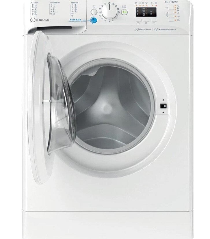 Indesit BWSA 61294 W EU N cena un informācija | Veļas mašīnas | 220.lv