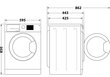 Indesit BWSA 61294 W EU N цена и информация | Veļas mašīnas | 220.lv